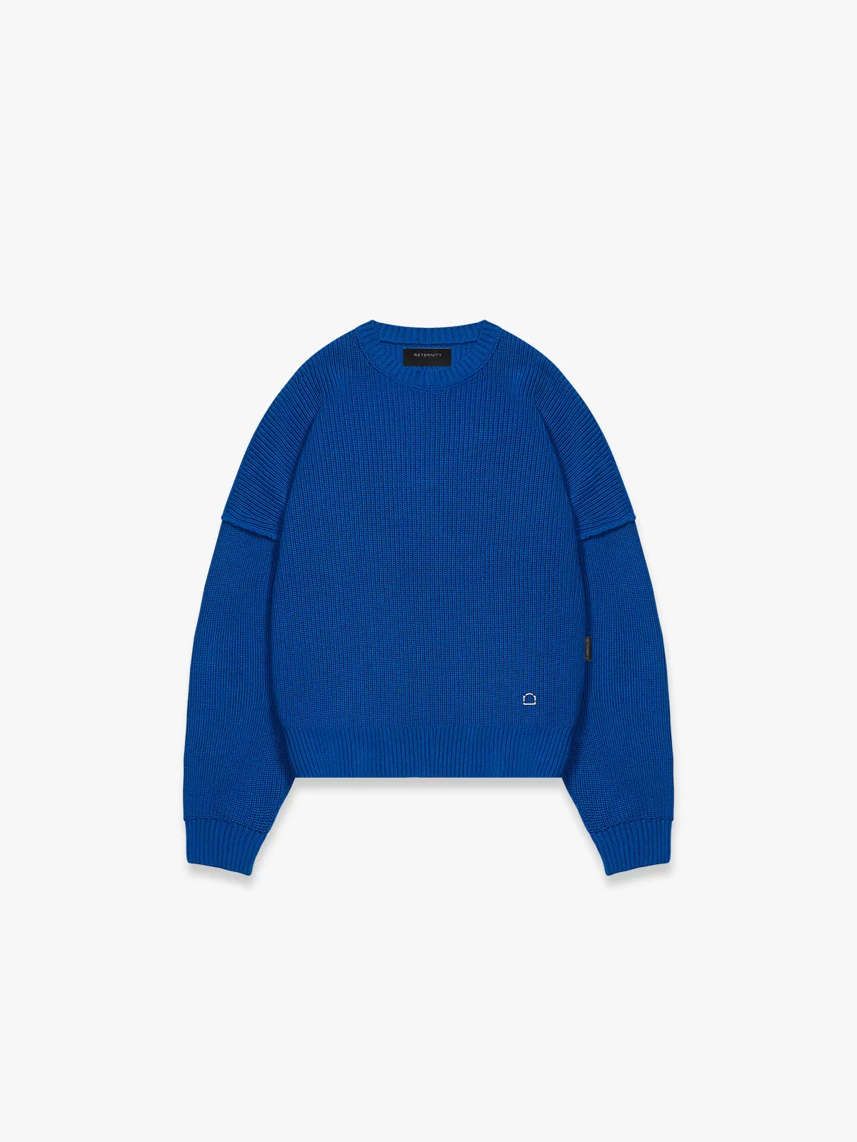 CREATIVE DEPT KNIT SWEATER - BLUE