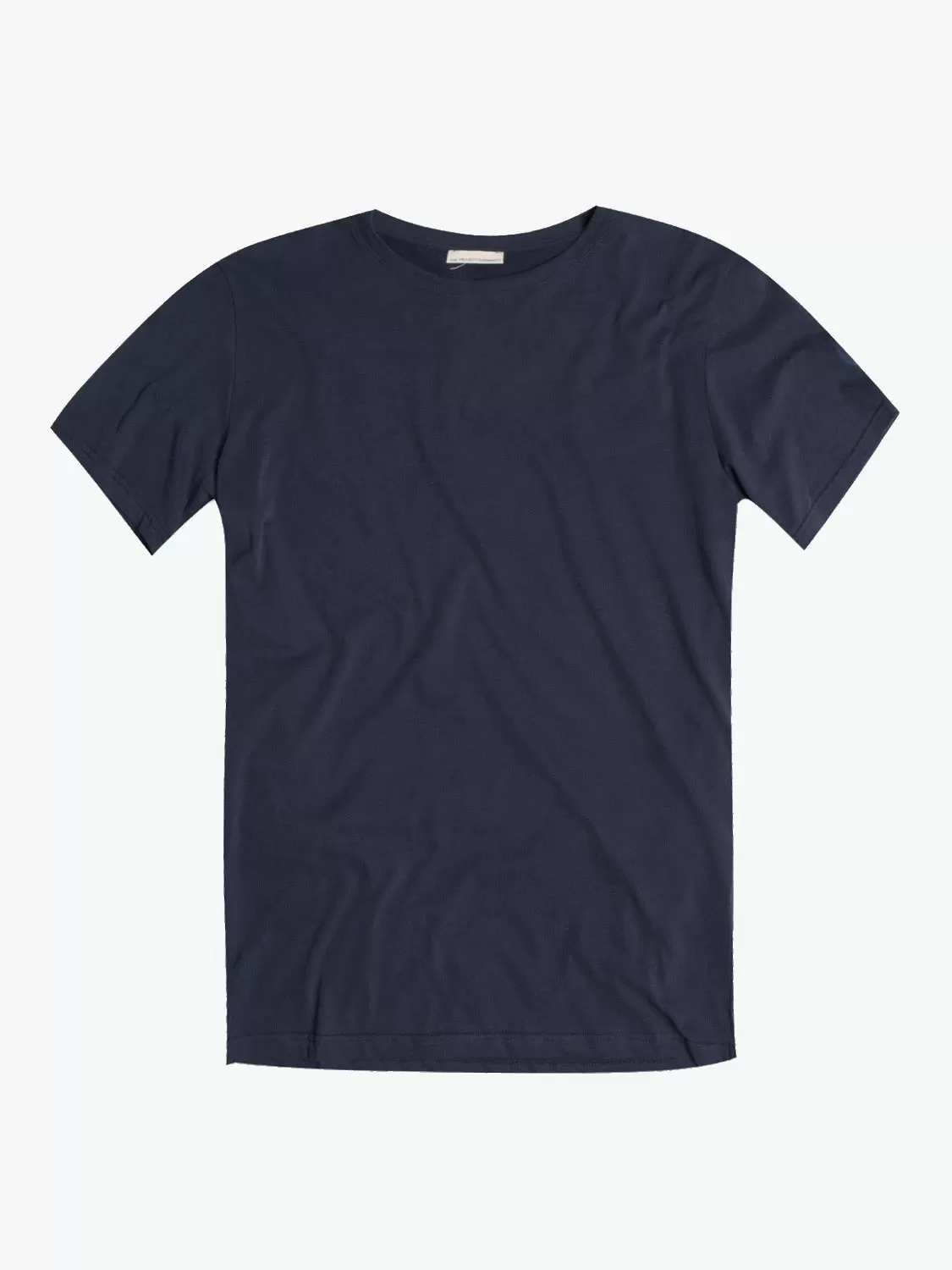 Crew Neck Organic Cotton T-shirt Navy