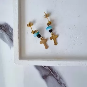 Cross earrings