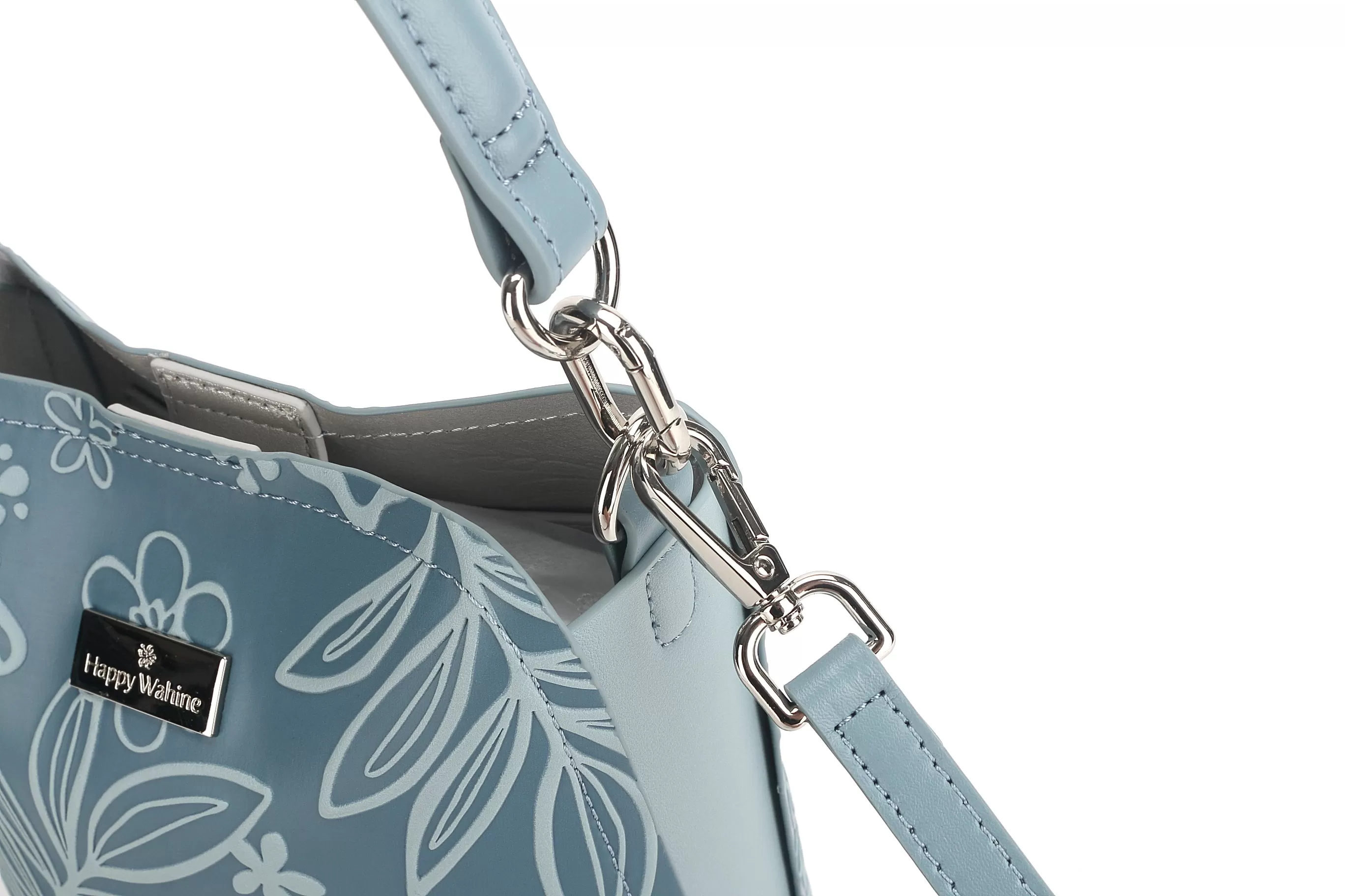 Crossbody Abby Cherry Blossom Embossed Blue