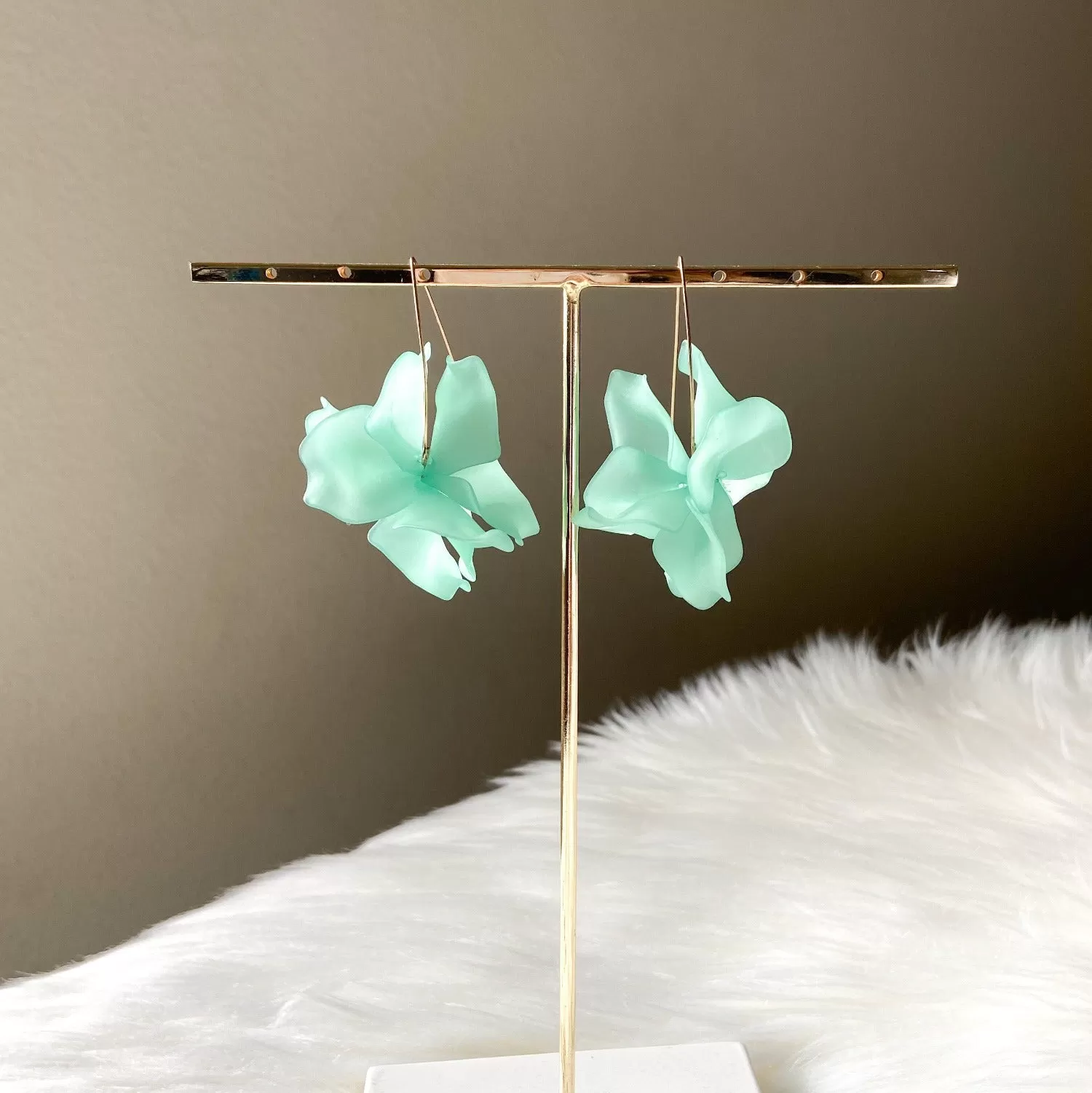 Cyclamen Petal Drop Earrings - 17 COLORS LAST CHANCE!