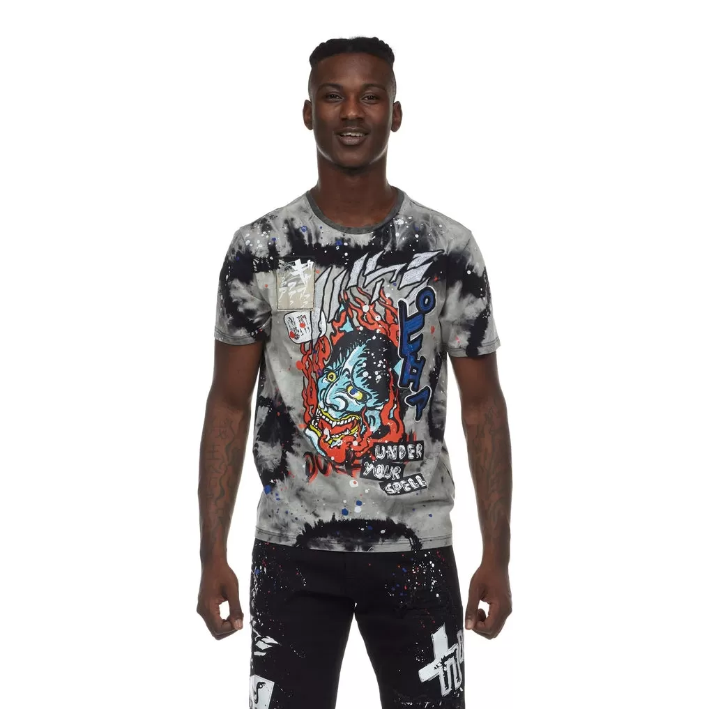 Demon Tie Dye Tee - Black