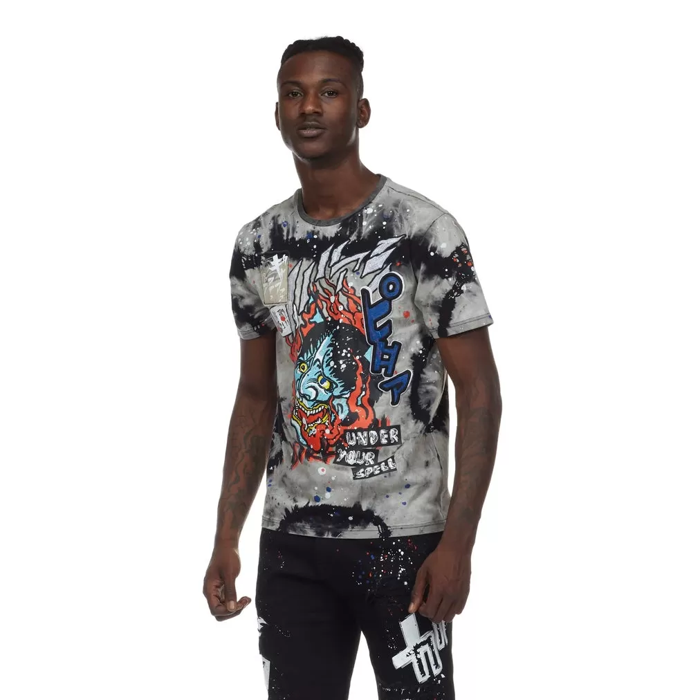 Demon Tie Dye Tee - Black