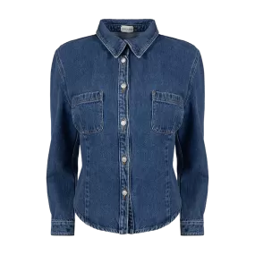 Denim Button-Down Shirt