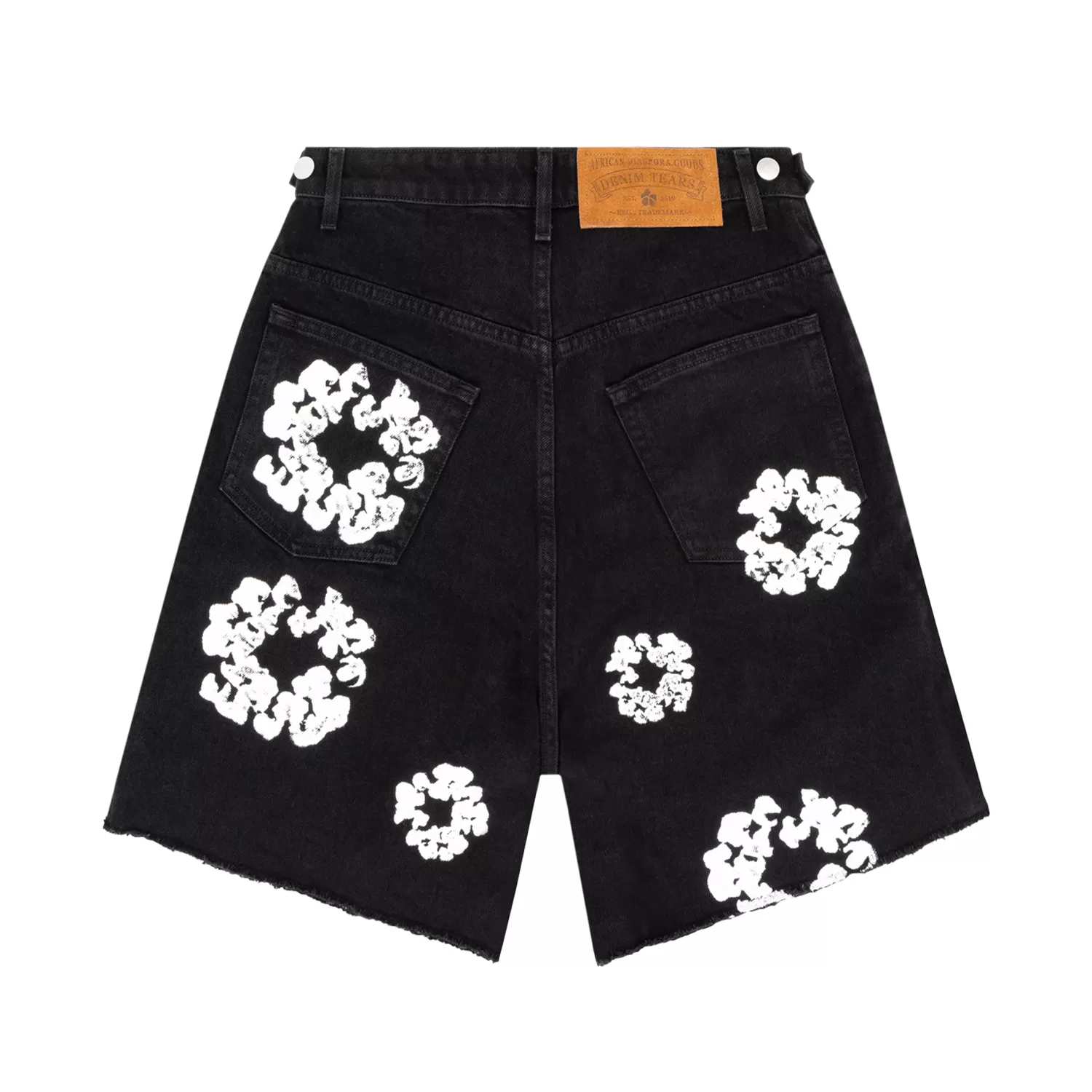 Denim Tears Cotton Wreath Jean Short Black