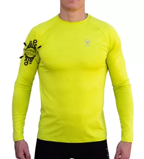 DRUMMERS - UV Performance L/S Tech Top - Lime - CUSTOM