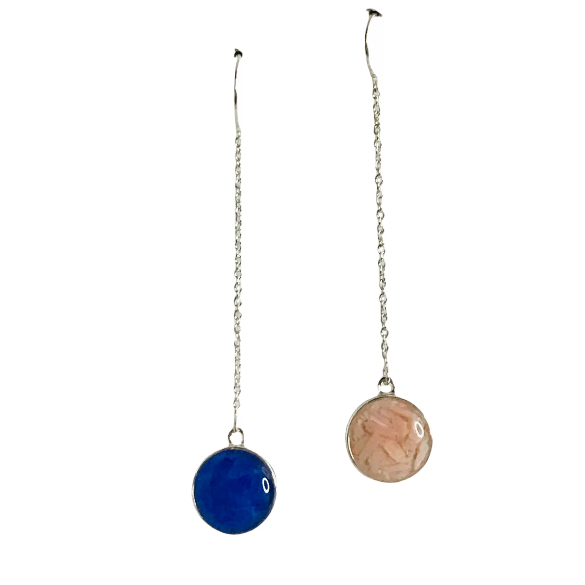 Dune Jewelry Sandglobe Earrings - Long - Two Element