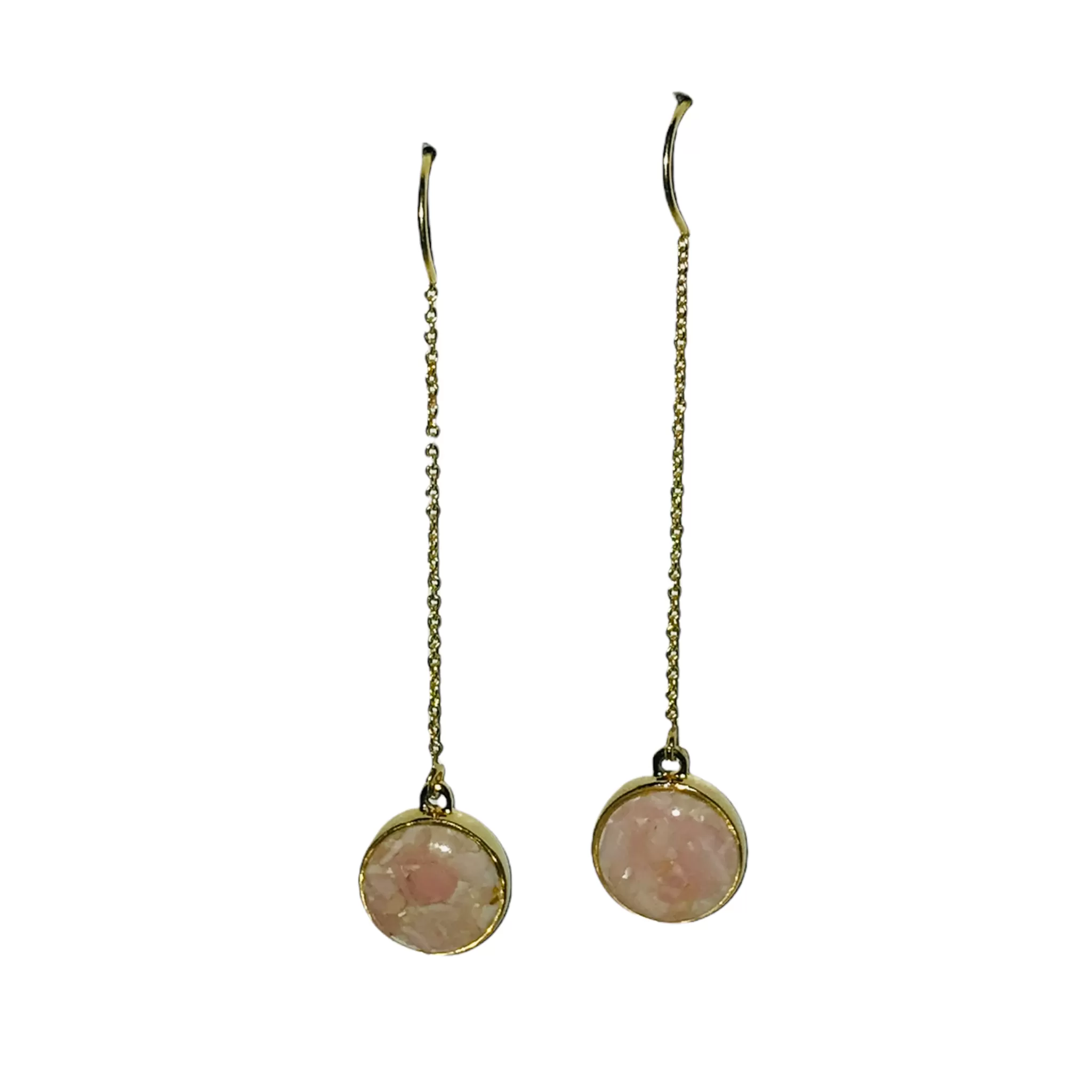 Dune Jewelry Sandglobe Earrings - Long - Two Element