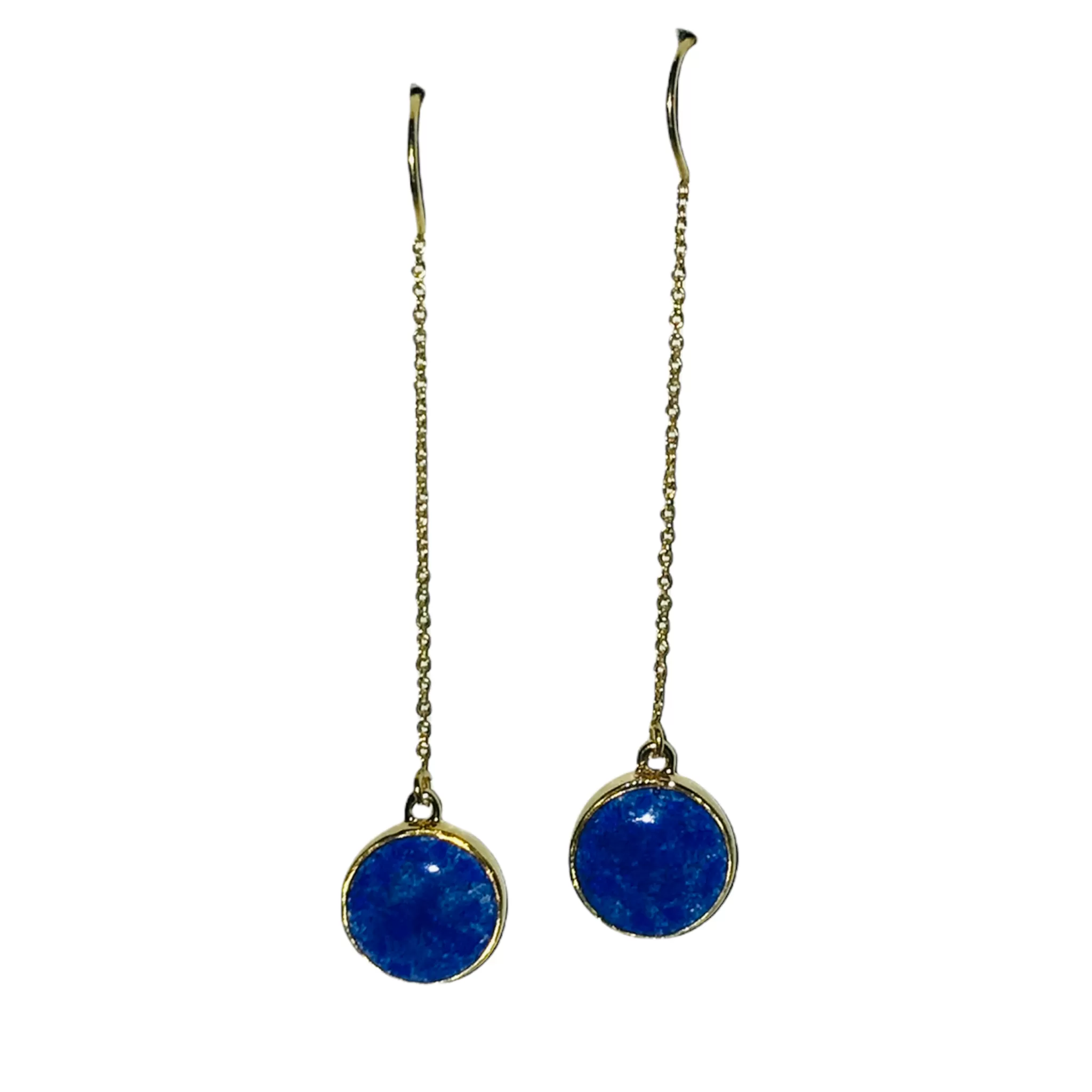 Dune Jewelry Sandglobe Earrings - Long - Two Element