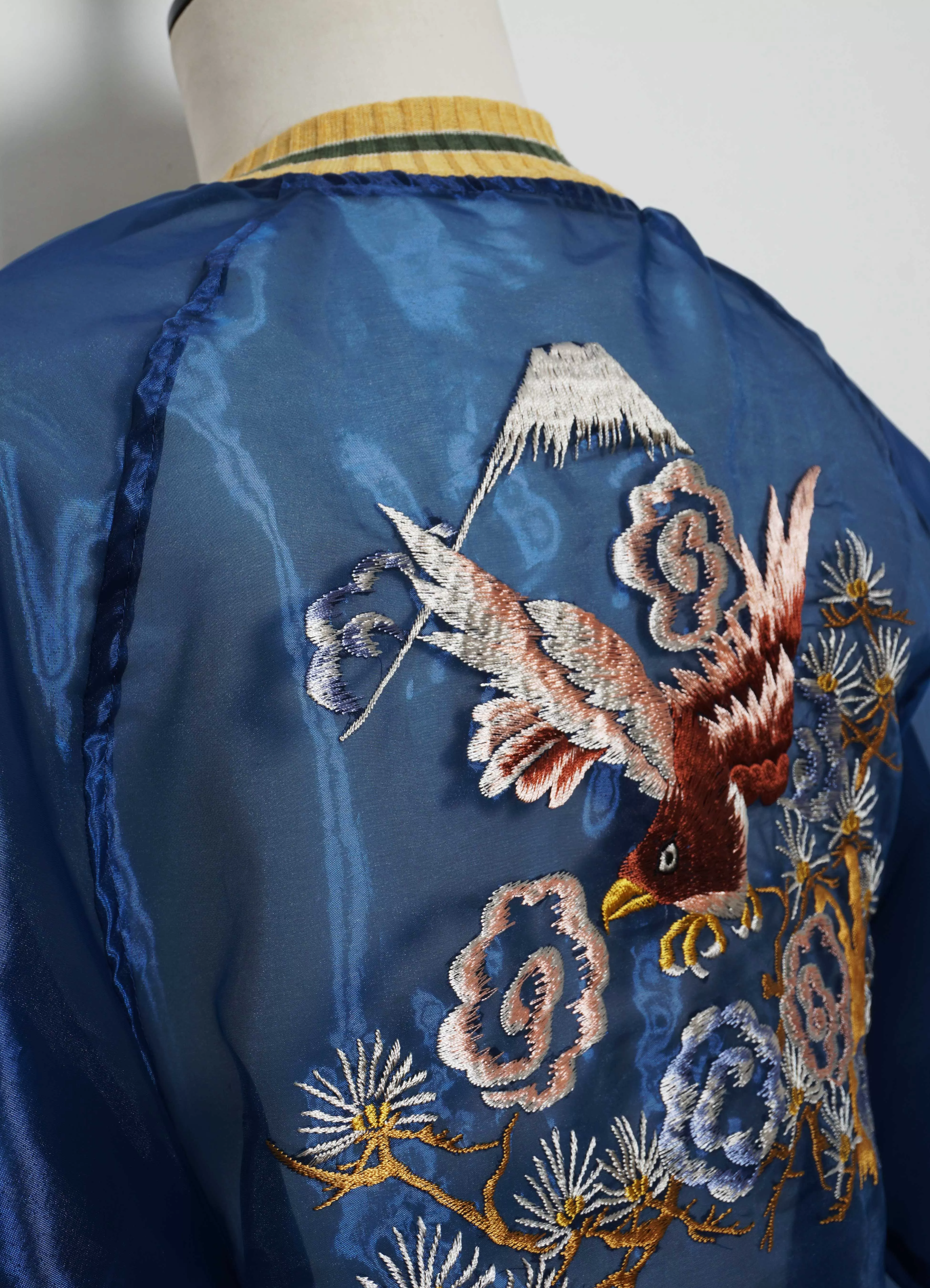 EAGLE | Sheer Pearl Souvenir Jacket | Dark Blue