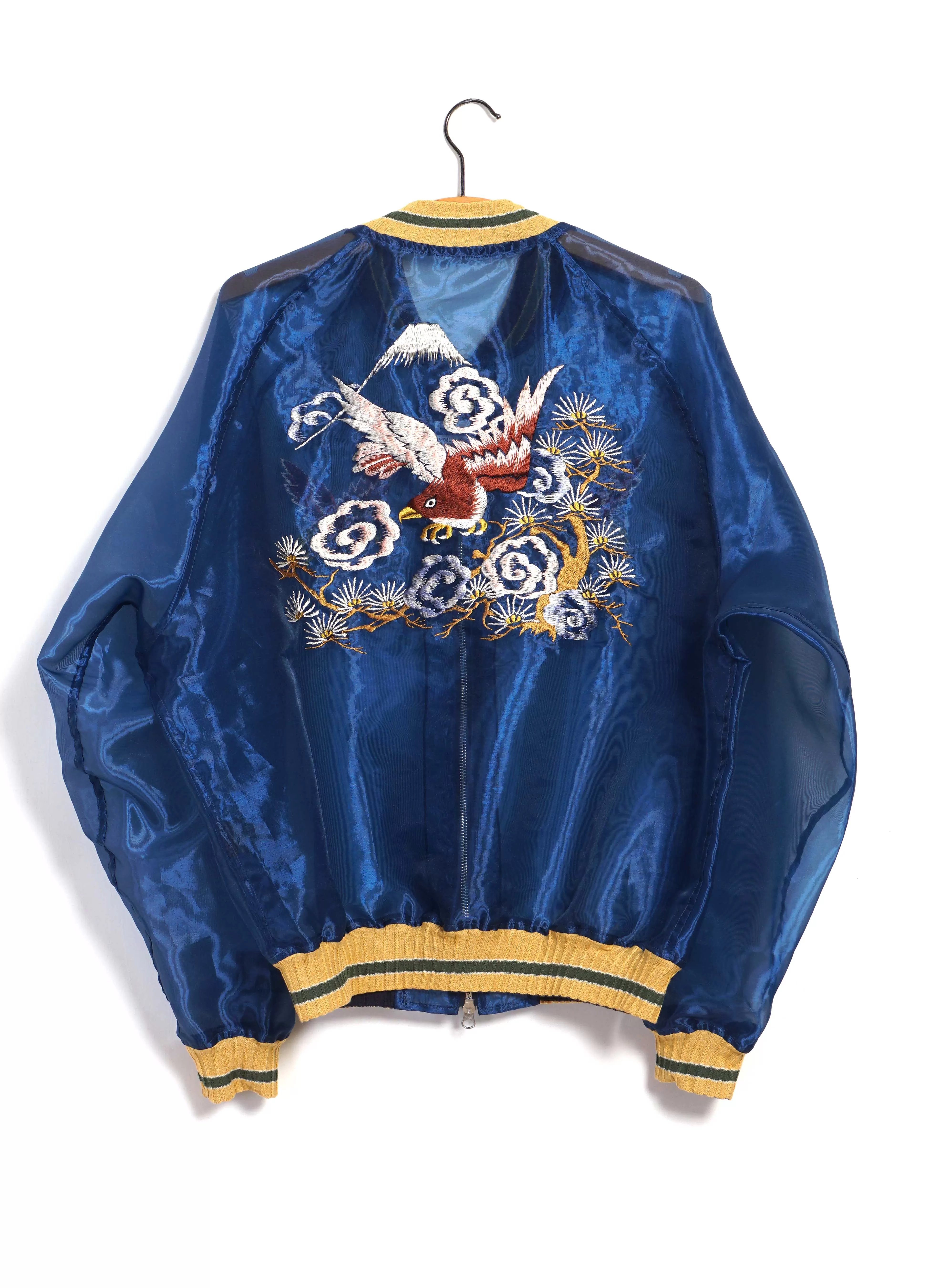 EAGLE | Sheer Pearl Souvenir Jacket | Dark Blue