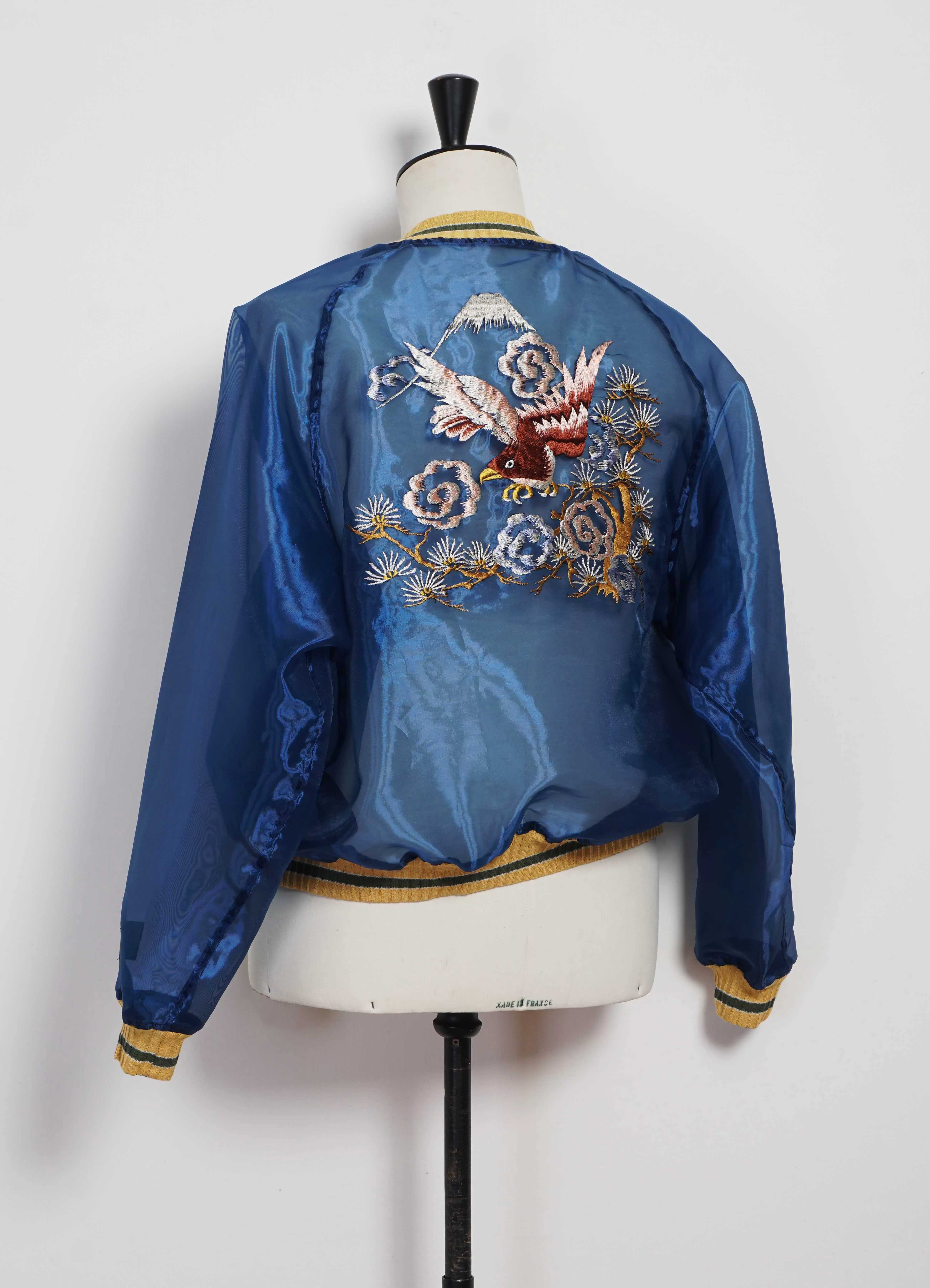 EAGLE | Sheer Pearl Souvenir Jacket | Dark Blue