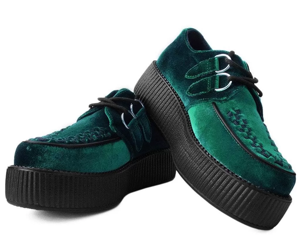 Emerald Green Velvet Viva Mondo Creeper