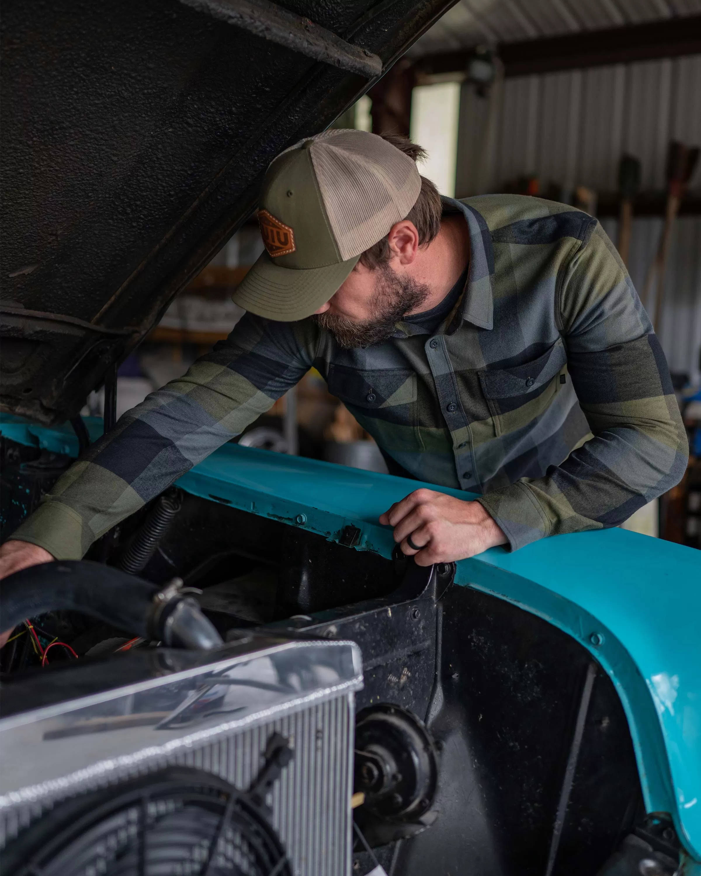 Field Flannel Shirt | Verde Plaid