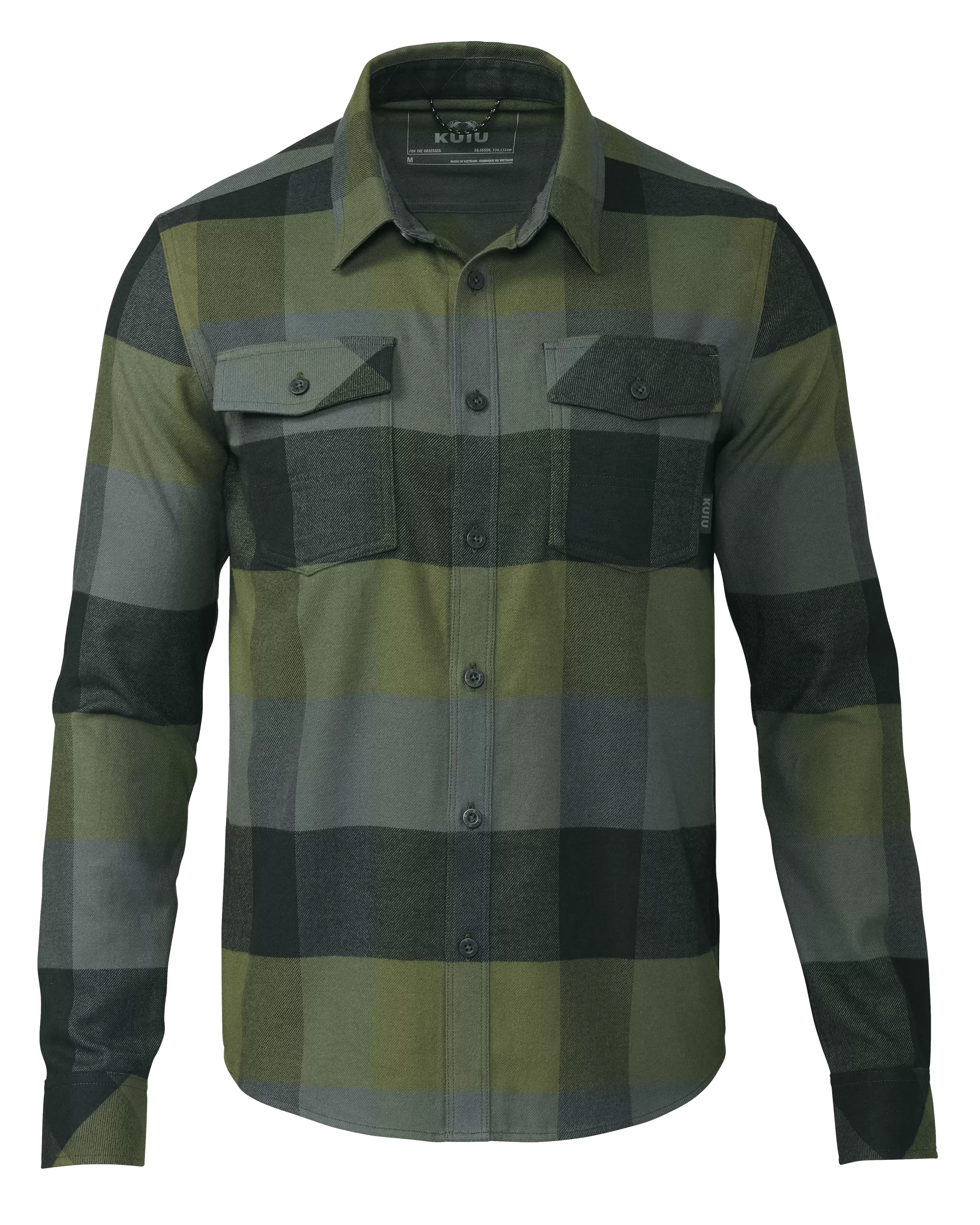 Field Flannel Shirt | Verde Plaid