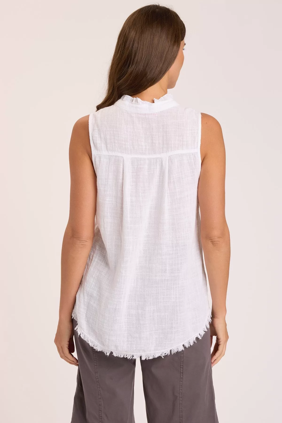 Gauze Belita Ruffle Tank