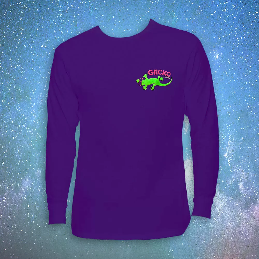 Gecko Cocktail Club Purple Long Sleeve Tee