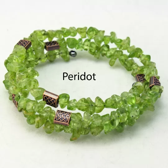 Gemstone Stacking Memory  Bracelets