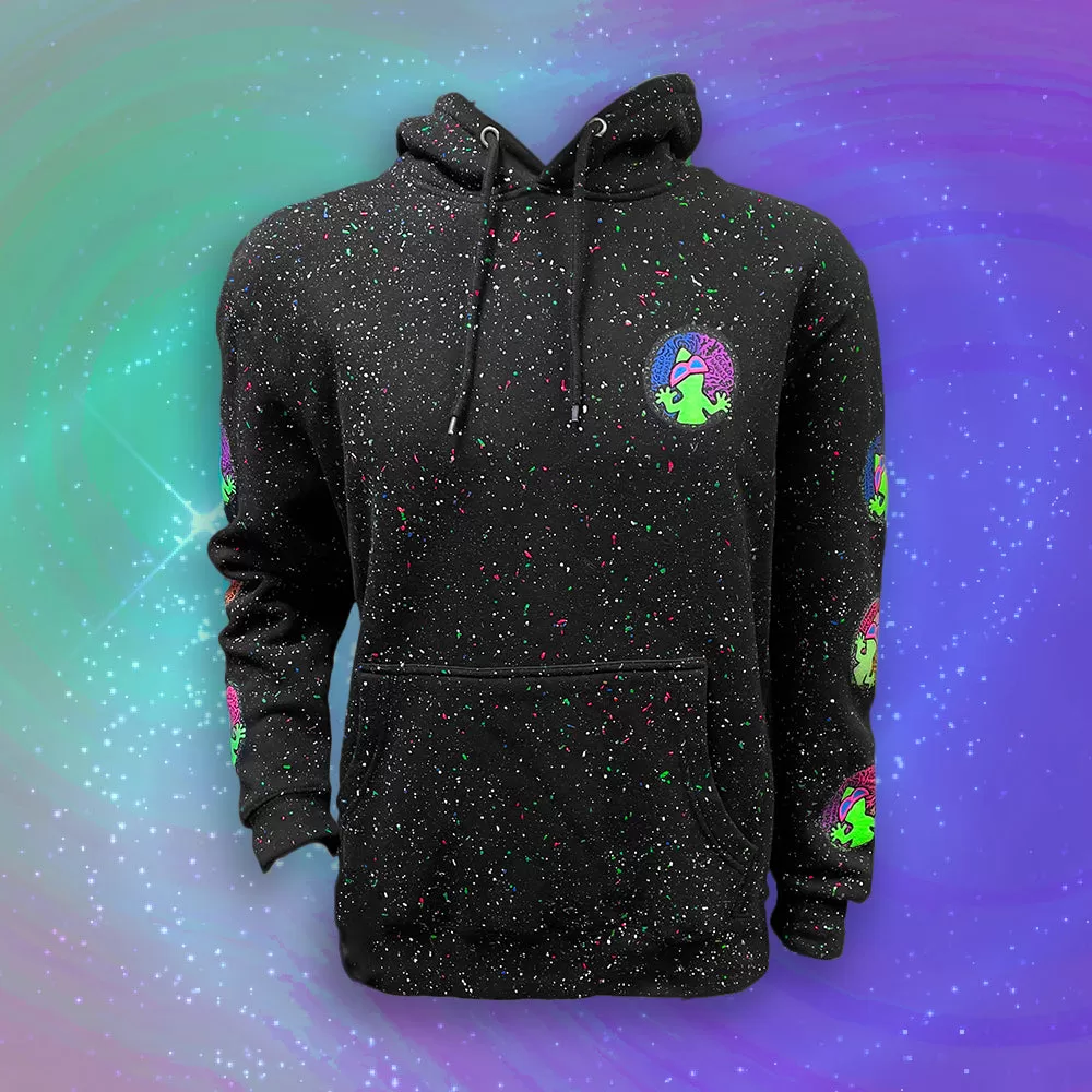 GITD SPLATTER Hoodie - Big Swirl