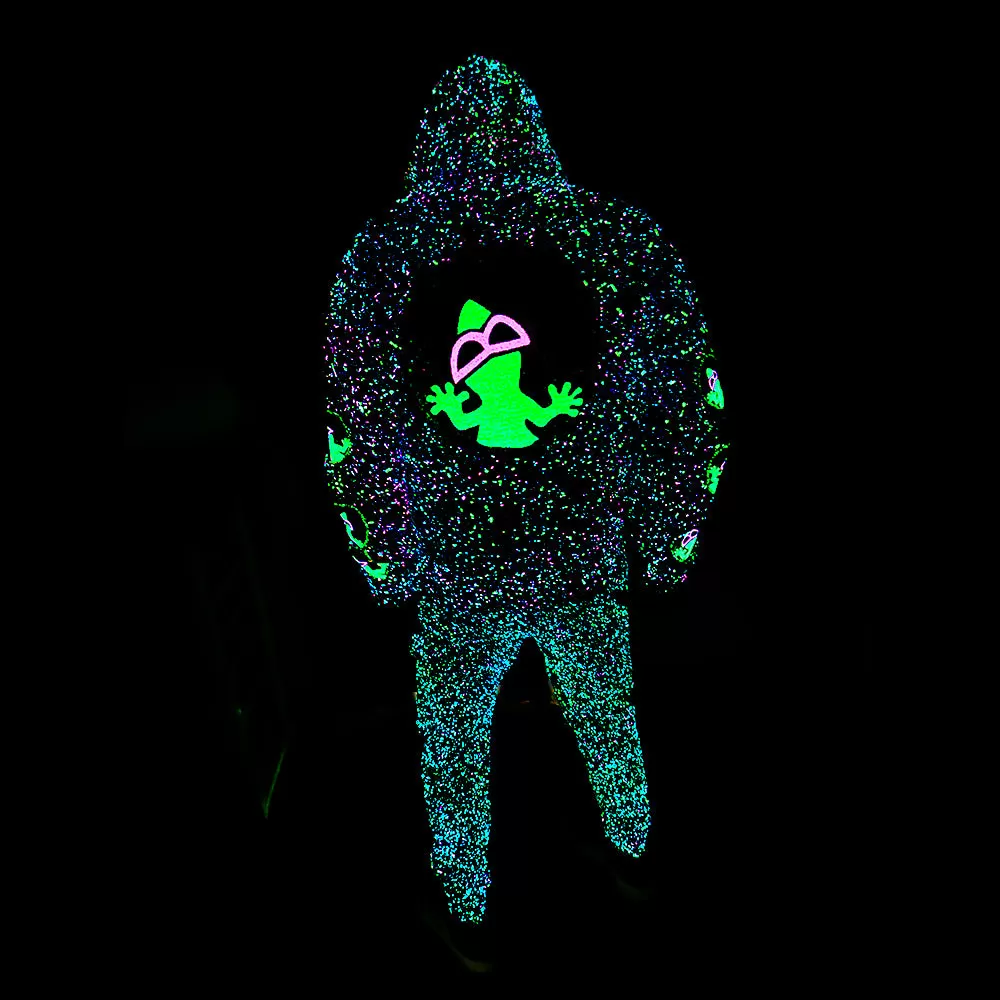 GITD SPLATTER Hoodie - Big Swirl