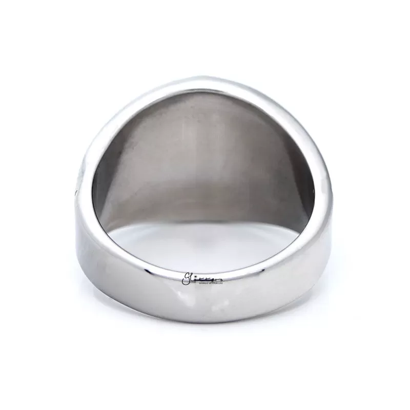 Gold Star Symbol Stainless Steel Men's Ring