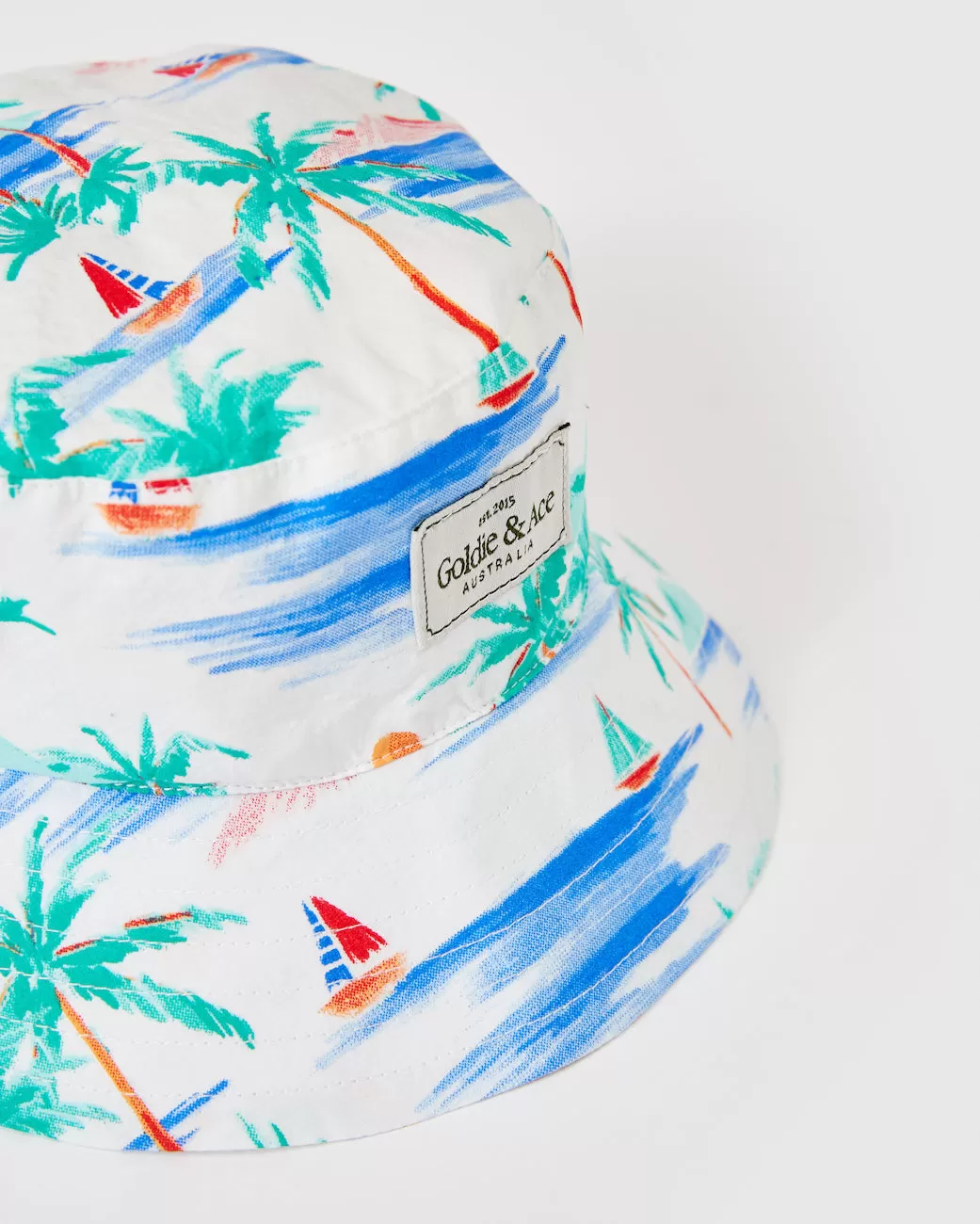 Goldie   Ace - GOLDIE COTTON BUCKET HAT - PARADISE WHITE