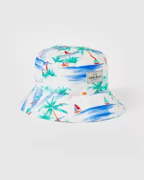 Goldie   Ace - GOLDIE COTTON BUCKET HAT - PARADISE WHITE