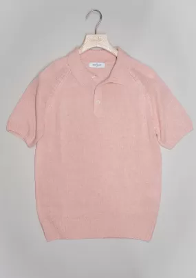 Gran Sasso Linen & Cotton Heavy Polo / Light Rosa