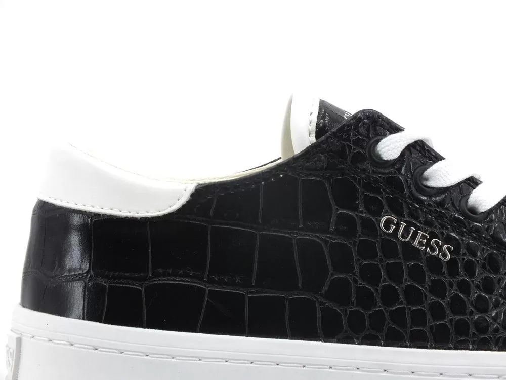 GUESS Sneaker Cocco Retro Black White FL5ESTPEL12