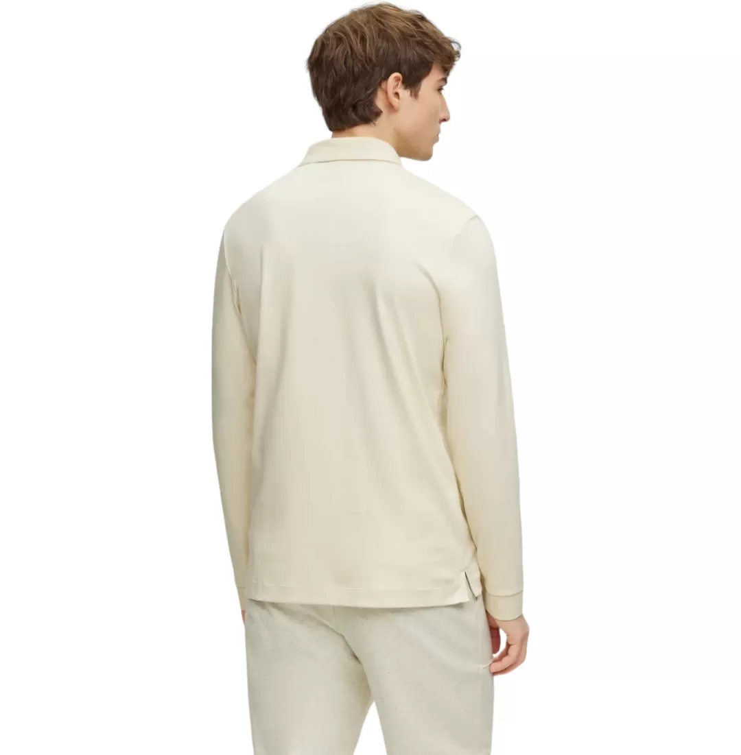 Hugo Boss Organic Cotton Long Sleeve Polo