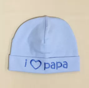 I ❤️ Papa Embroidered Hat