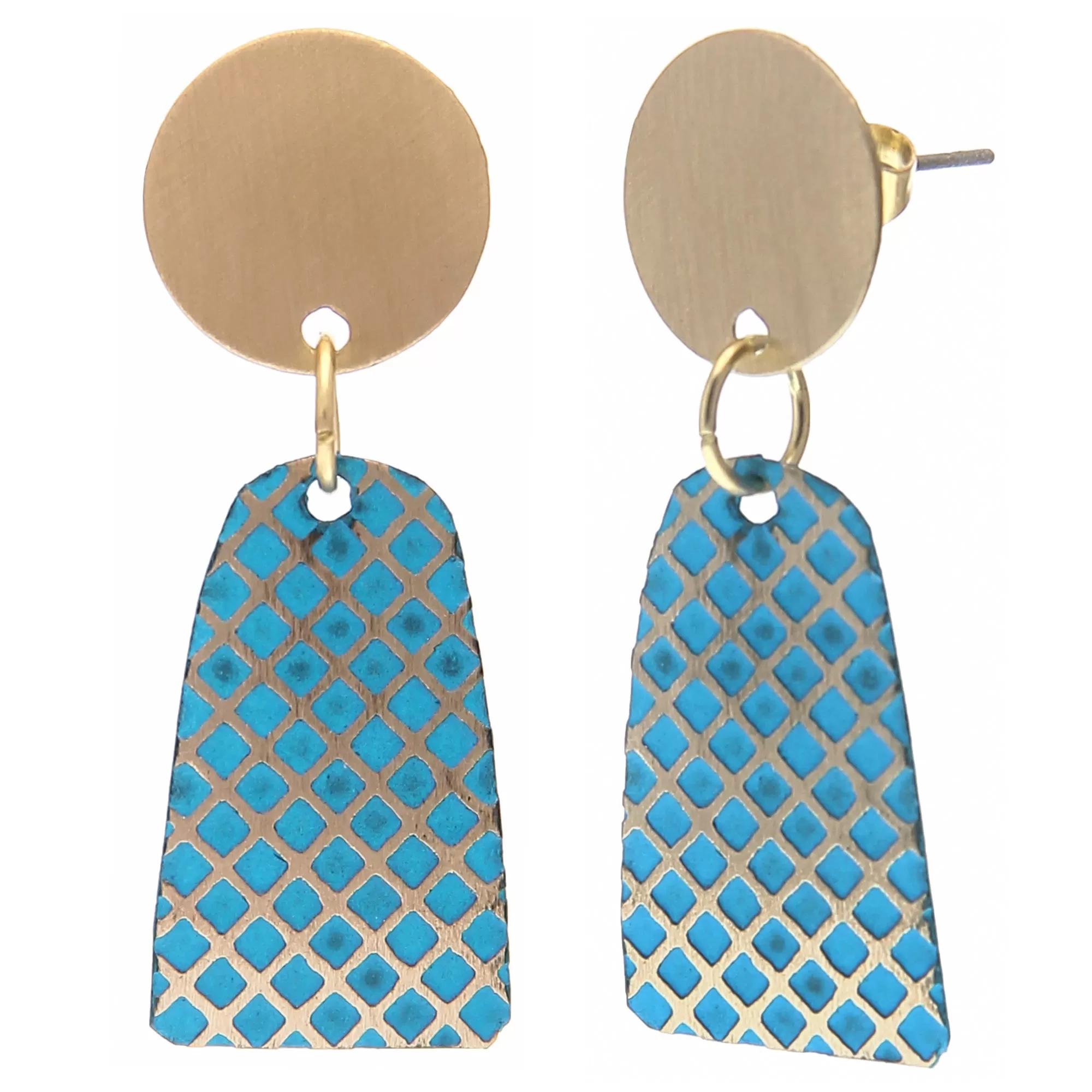 Ira earrings, gold