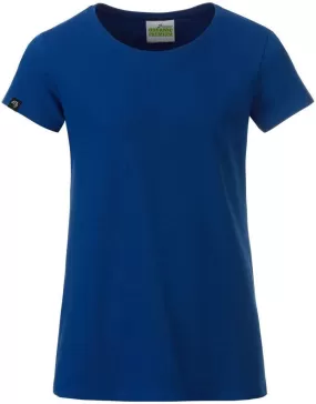 JAN 8007G ― Kinder/Mädchen Bio-Baumwolle T-Shirt - Dark Royal Blau