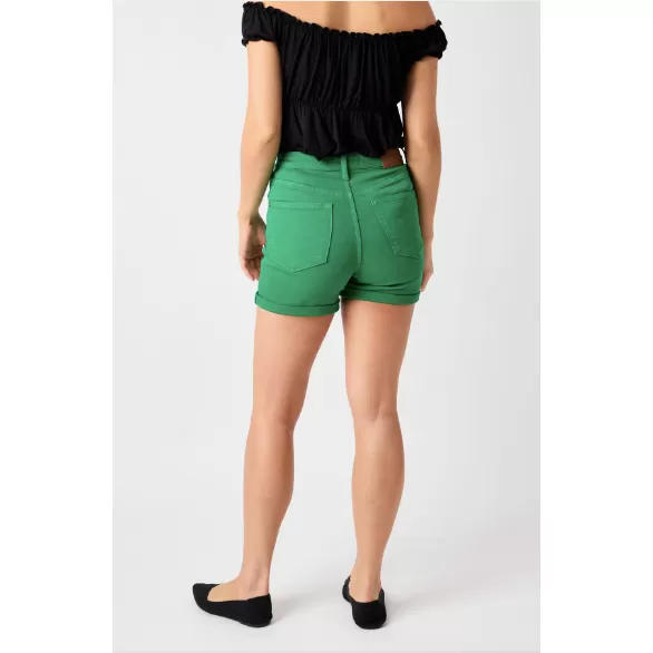 Judy Blue Kelly Green High Waist Tummy Control Shorts