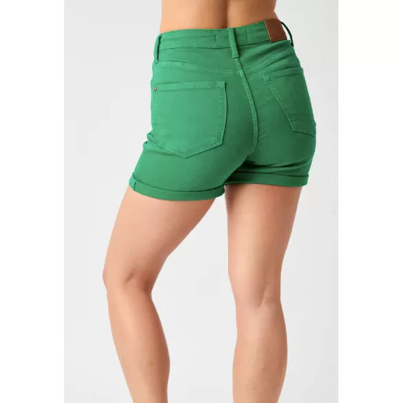 Judy Blue Kelly Green High Waist Tummy Control Shorts