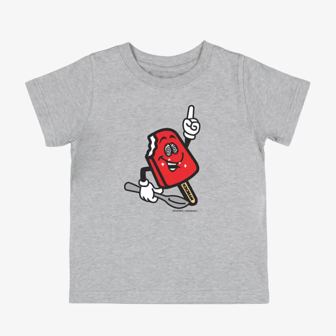 kids icecream frostbite s/s tee (heather grey)