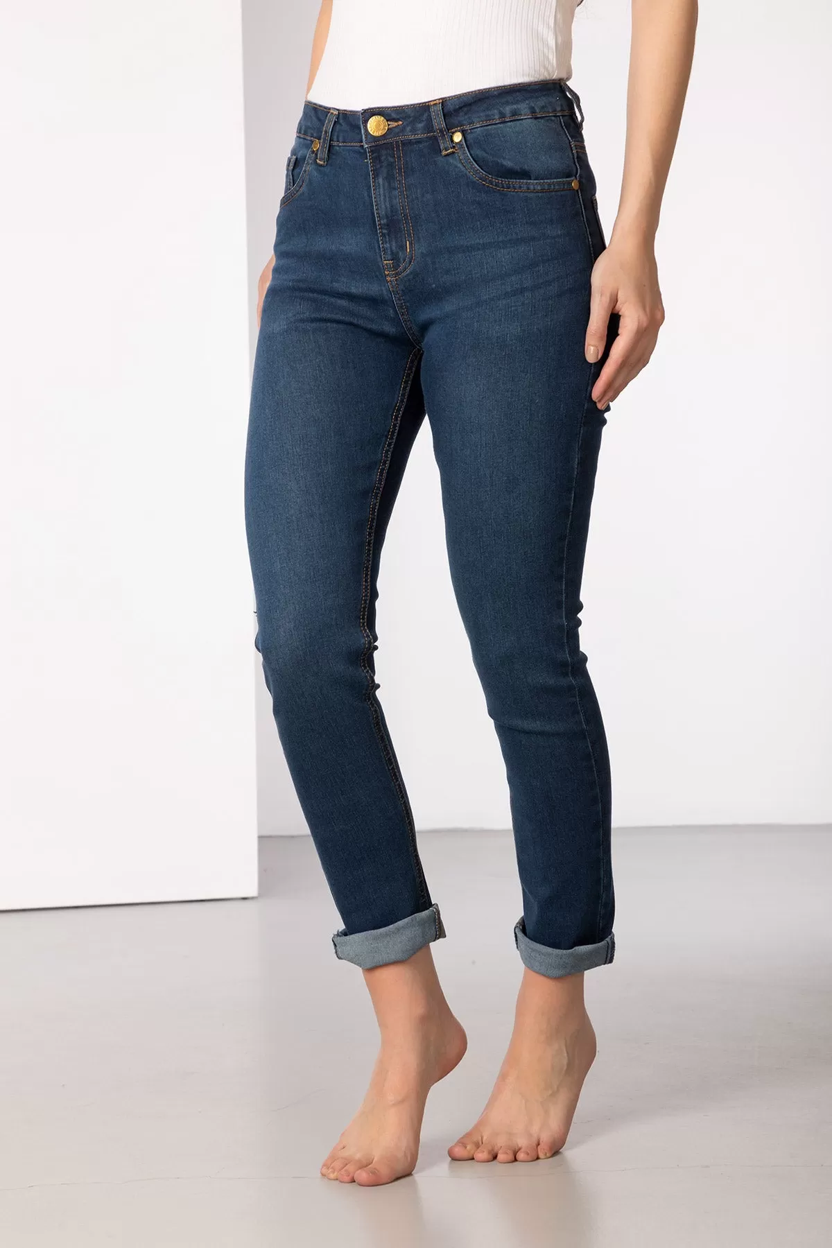 Ladies Straight Leg Jeans - Ella