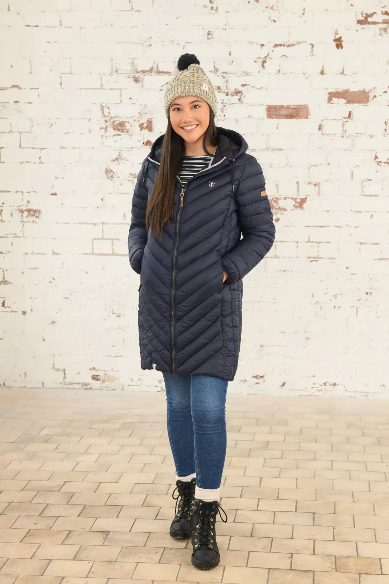 Laurel Coat - Navy Blue