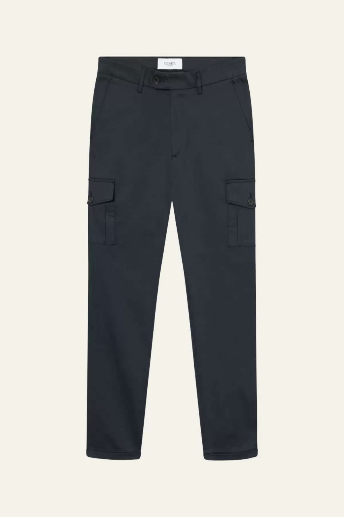 Les Deux Como Cotton Cargo Suit Pants - Navy