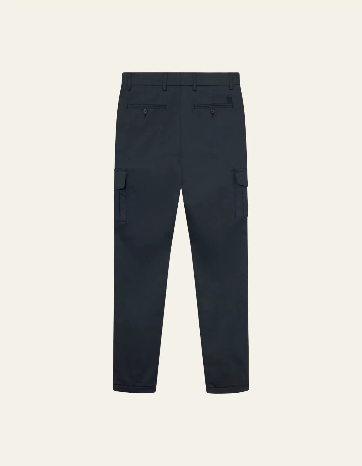 Les Deux Como Cotton Cargo Suit Pants - Navy