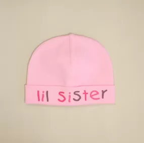 Lil Sister Printed Hat