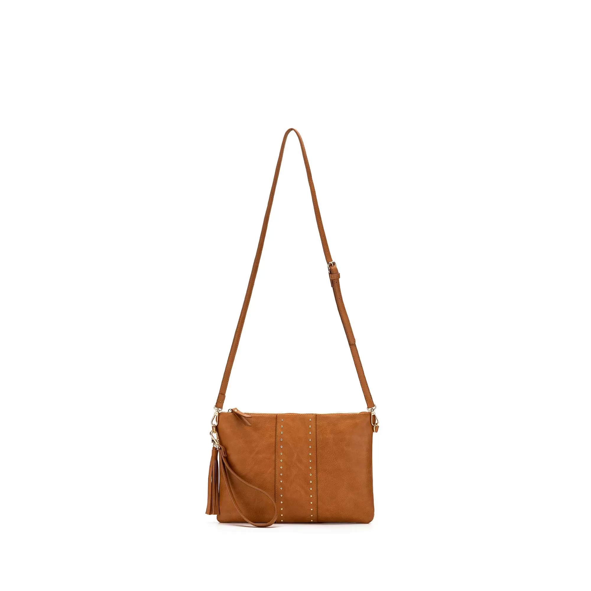 London Tan Crossbody Pouch