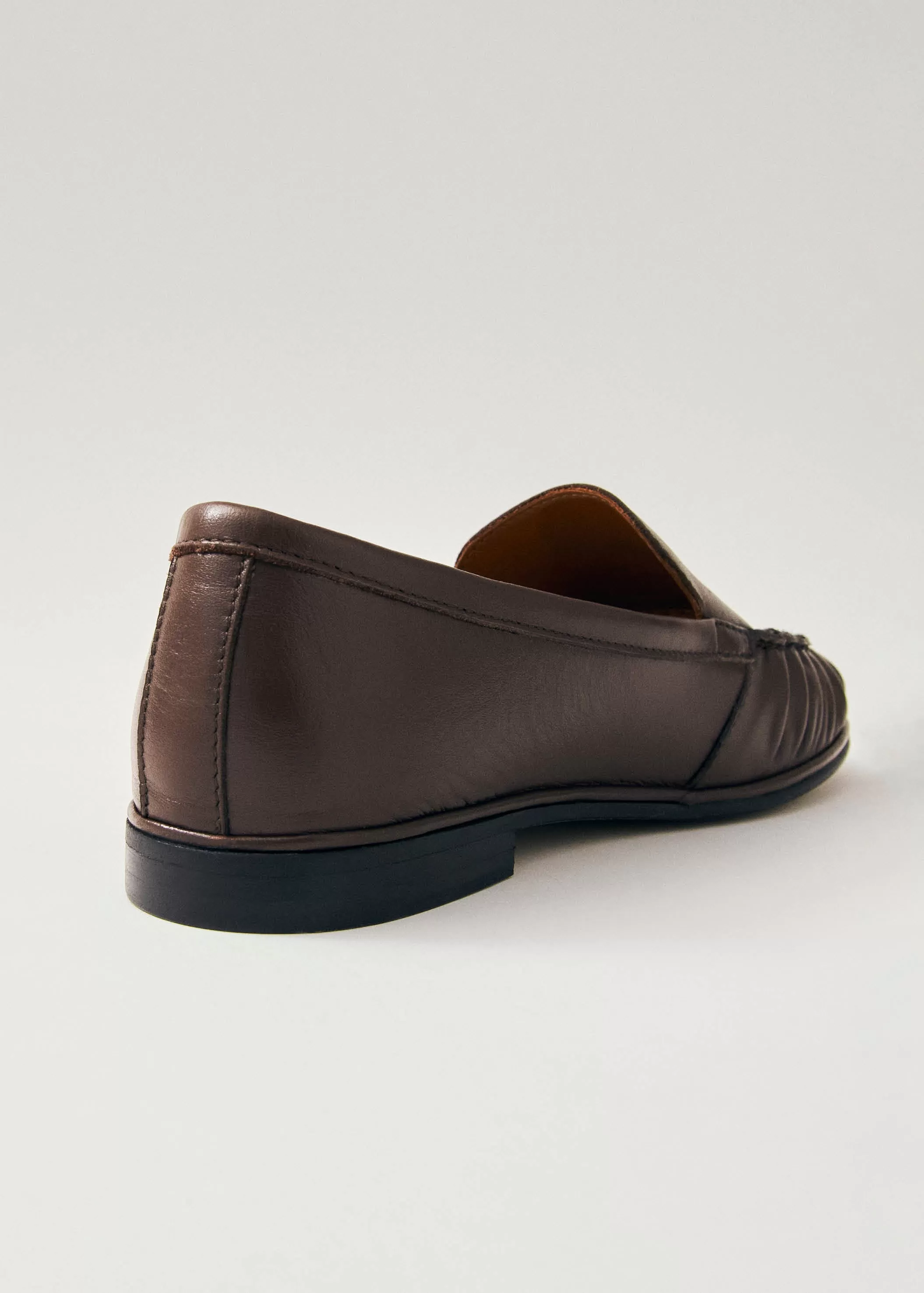 Marty Brown Leather Loafers