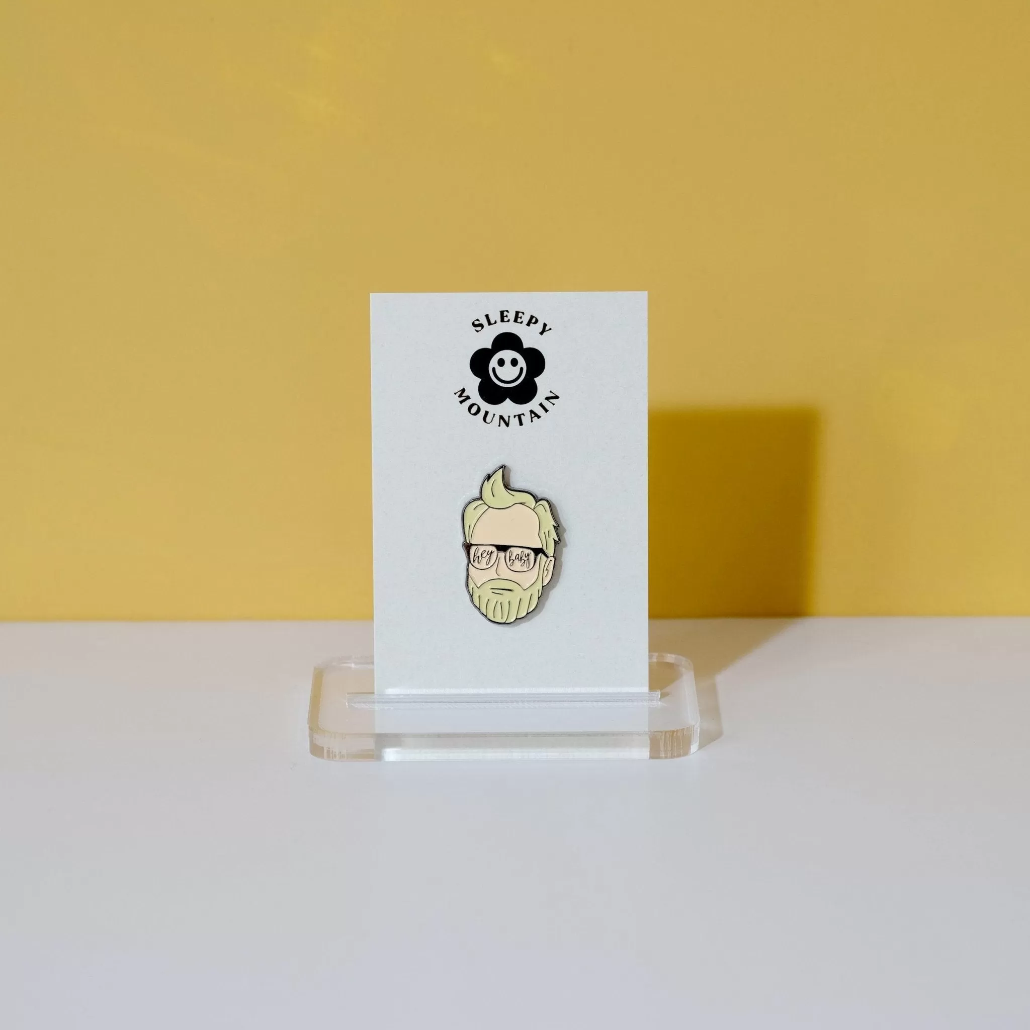 Matt Berninger Hey Baby Enamel Pin by ADZdesigns