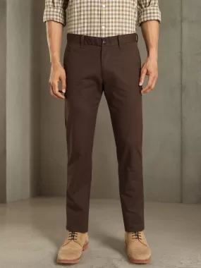 Men Brooklyn Fit Cotton Blend Trouser