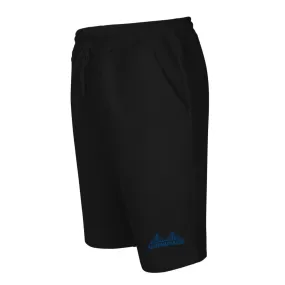 Men's fleece shorts Royal Blue Logo