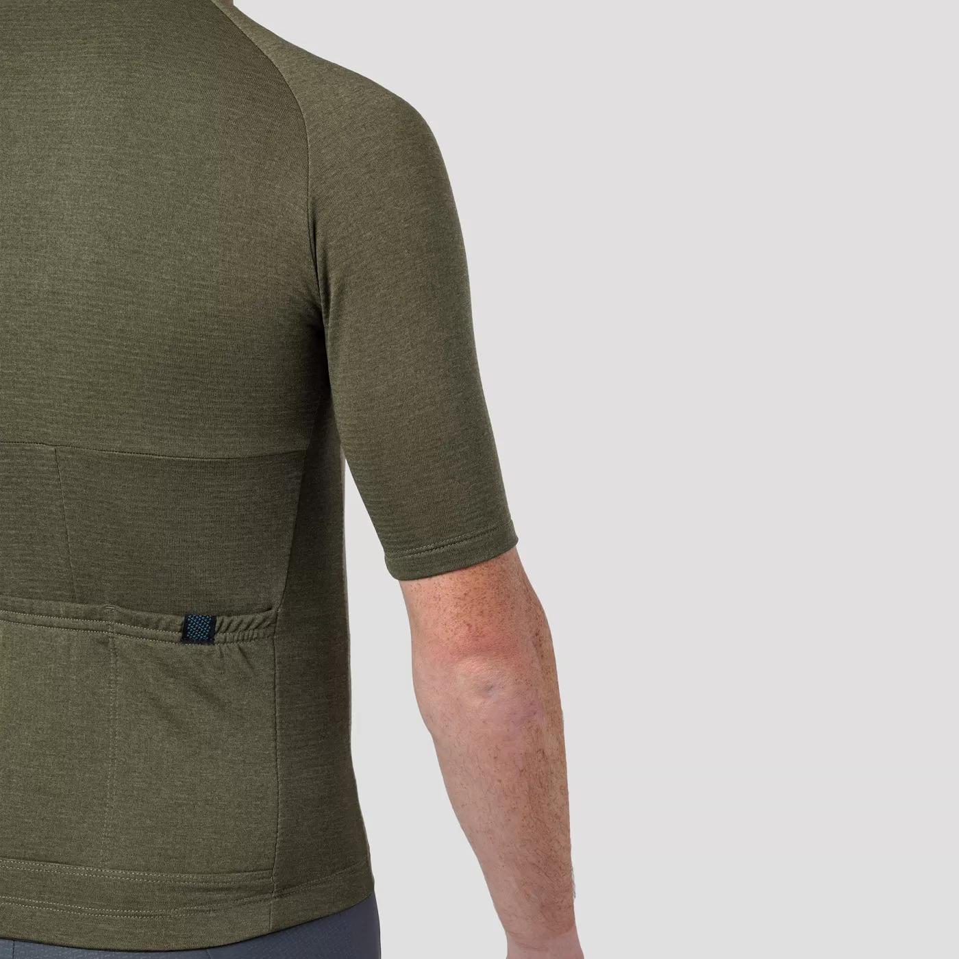 Men's Micro Grid Jersey - Olive