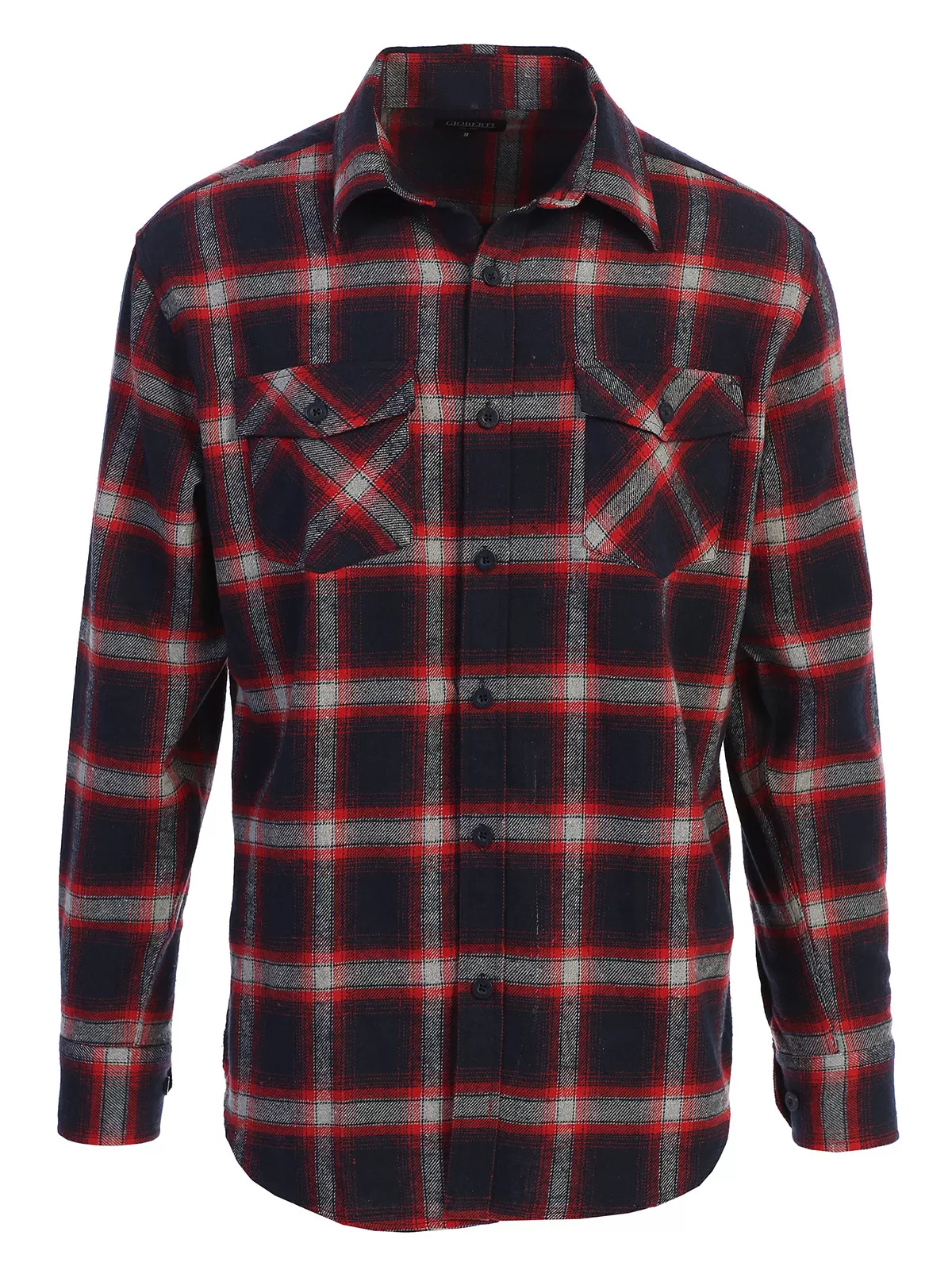 Men's Plaid Flannel Shirt, Size 5X