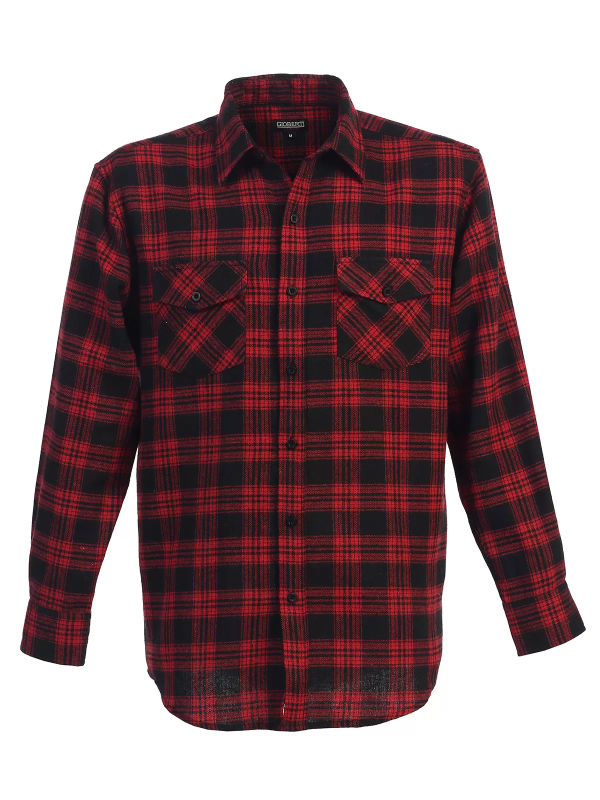 Men's Plaid Flannel Shirt, Size 5X