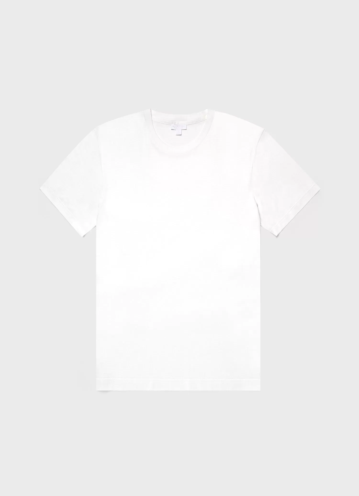 Men's Silk Cotton T-shirt in White